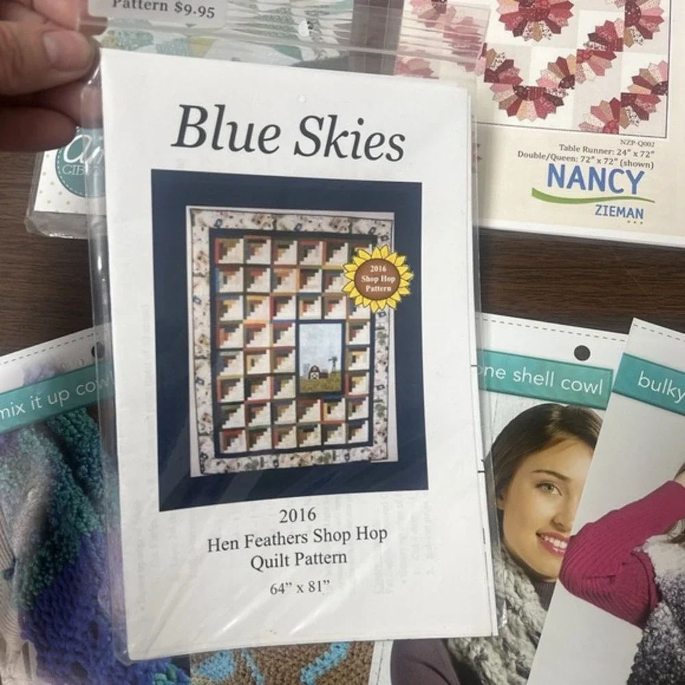 Lot Of  5 Quilt‎ Pattern Books Triple Barnstar, Solstice Star, Star Chaser, New
